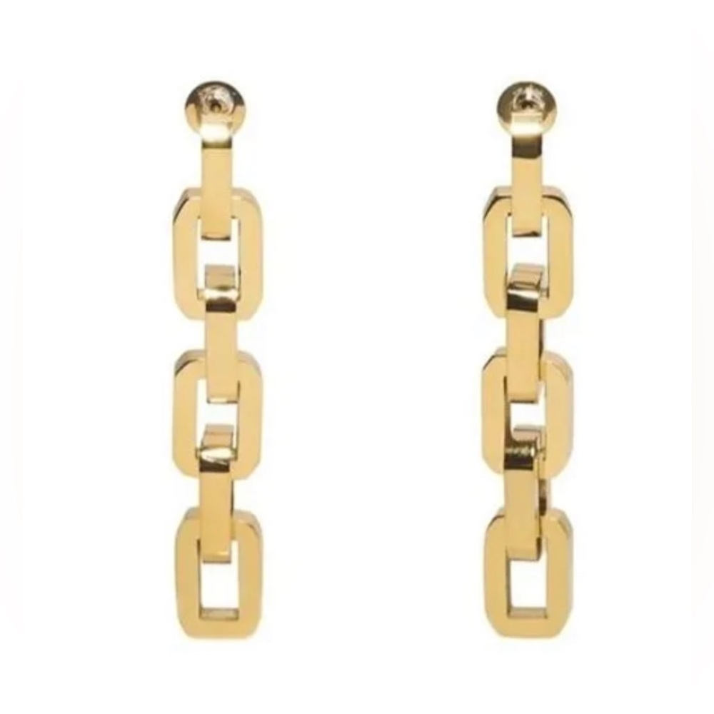 Chain Link Statement Earrings - Eddie Borgo